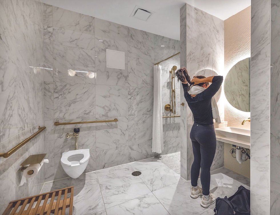 Austin Centre Fitness Center Showers